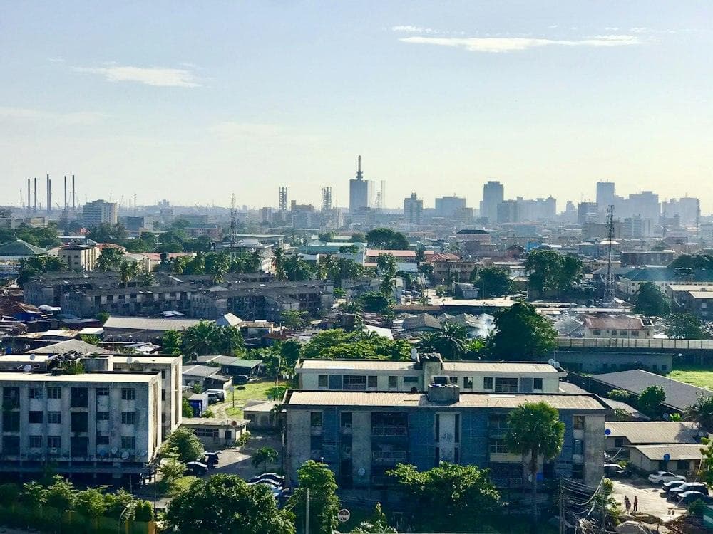 The Lagos skyline